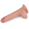Dwuwarstwowe realistyczne dildo na przyssawce 17,5 cm